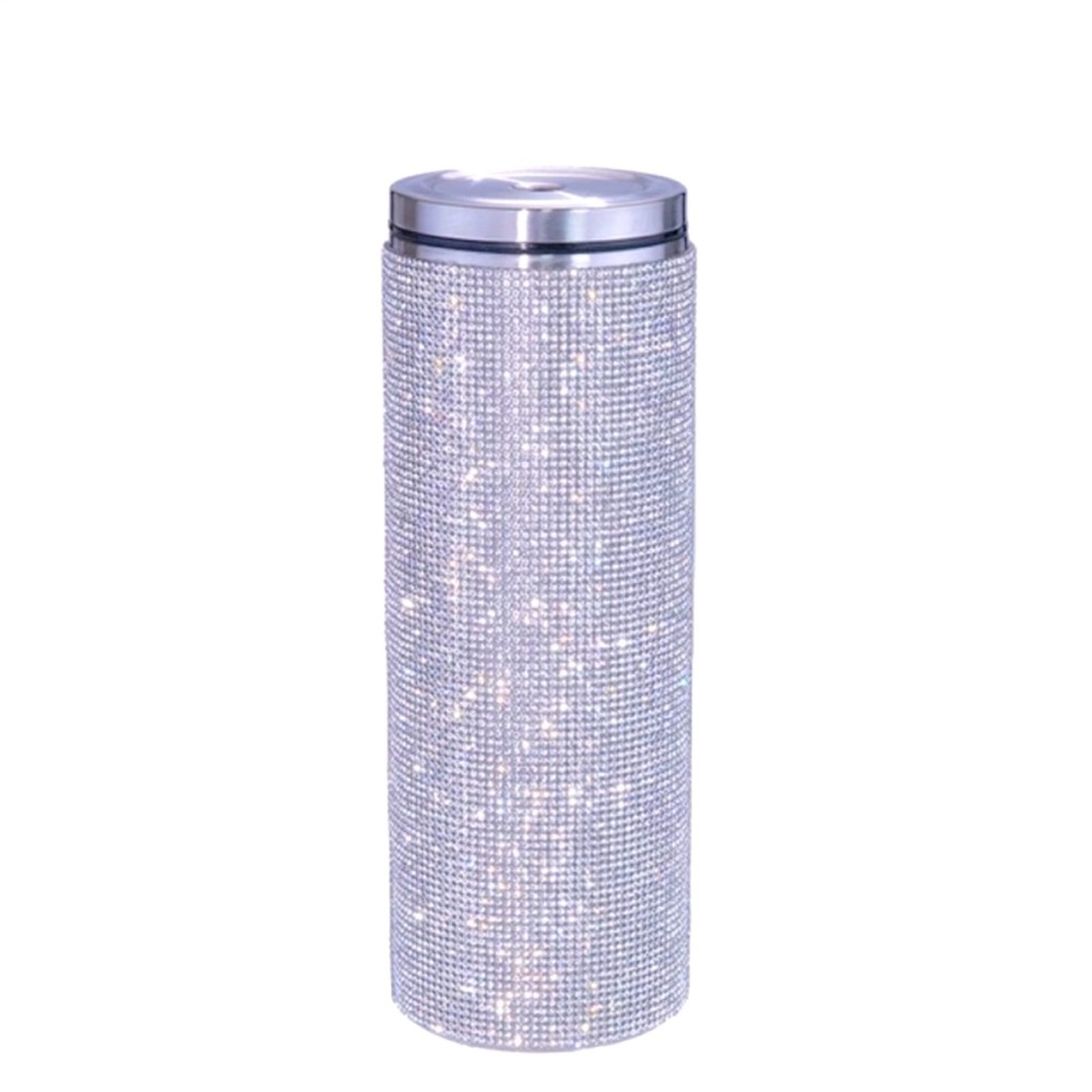 Bling Silver Stainless Steel Tumbler